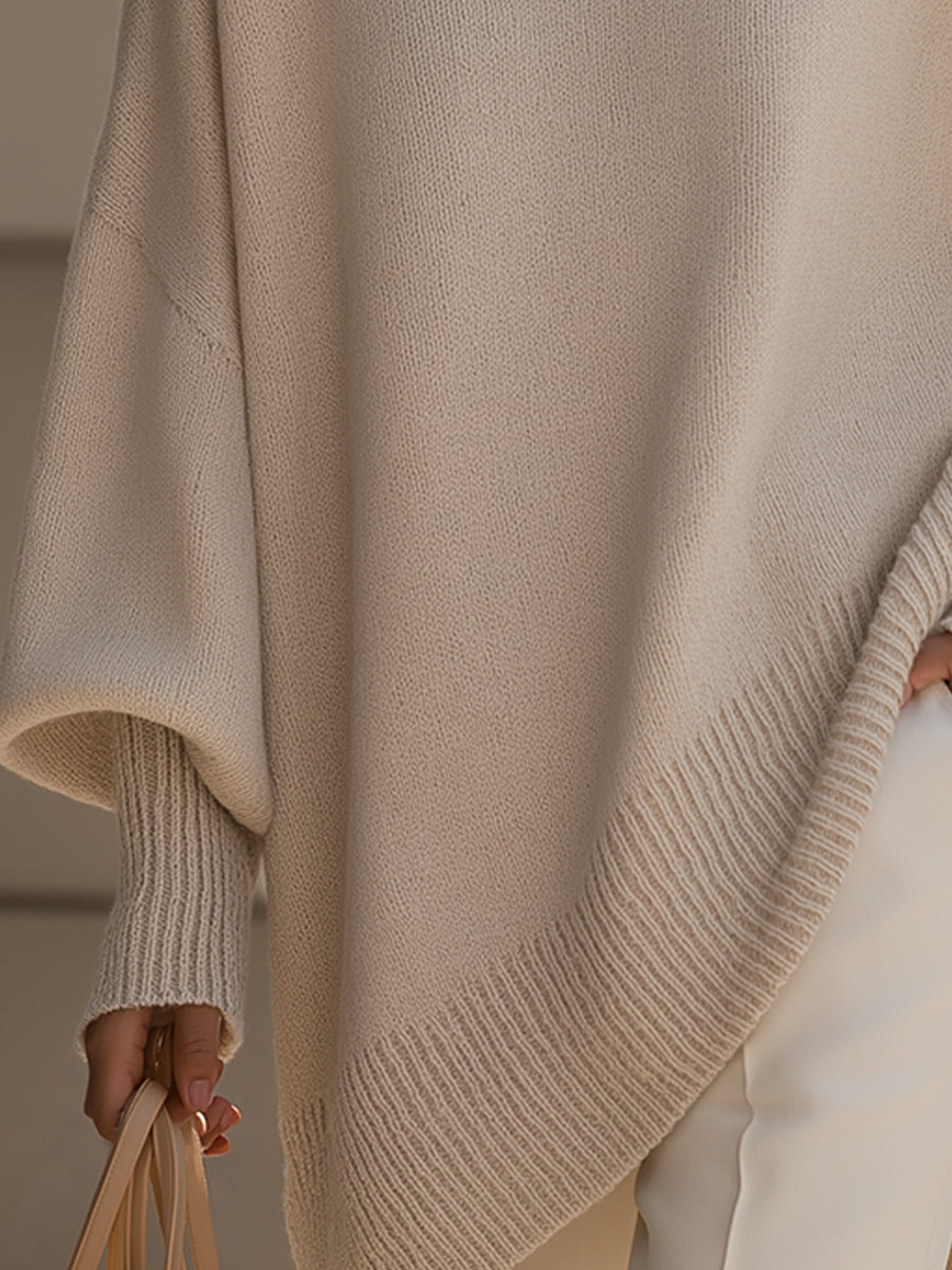 Liv | Oversized Trøje med Rund Hals