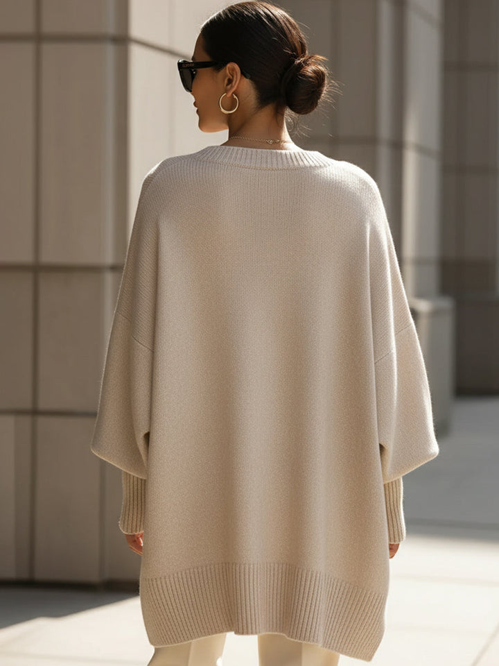 Liv | Oversized Trøje med Rund Hals