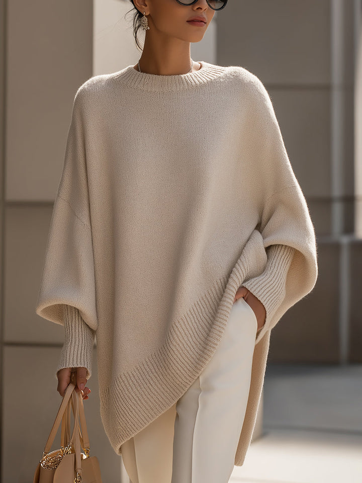 Liv | Oversized Trøje med Rund Hals