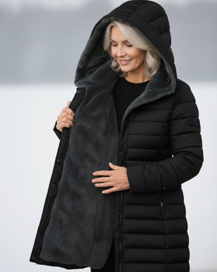 Grace | Varm fleece-dunjakke