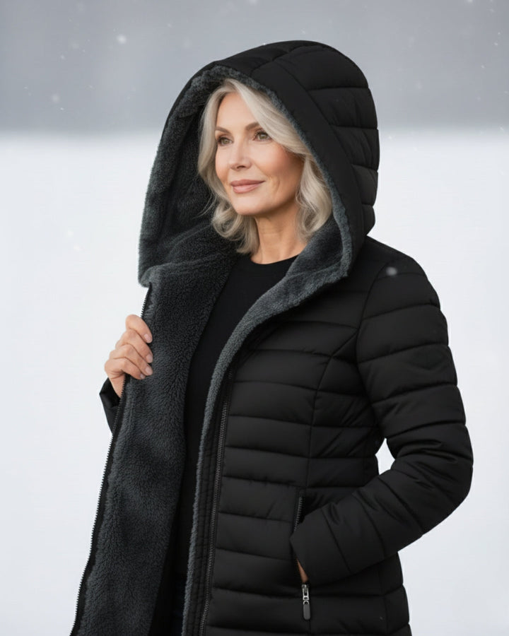 Grace | Varm fleece-dunjakke