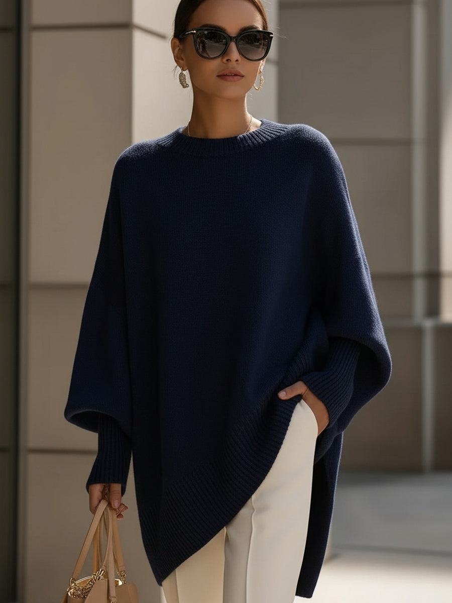 Liv | Oversized Trøje med Rund Hals