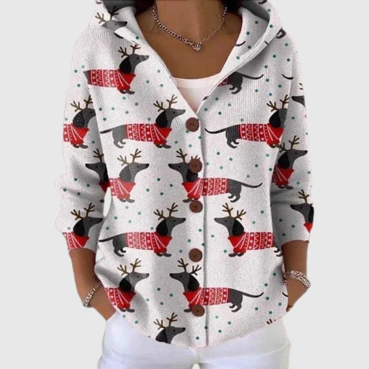Sofie - Strikket cardigan med knapper