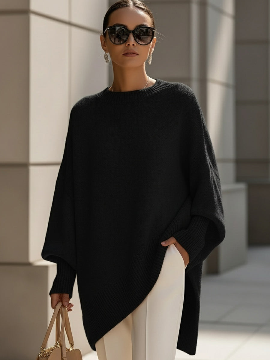 Liv | Oversized Trøje med Rund Hals