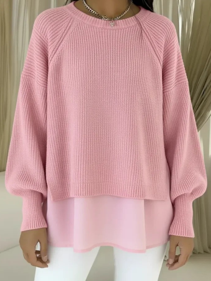 Teuntje | Trøje med Lagdelt Look