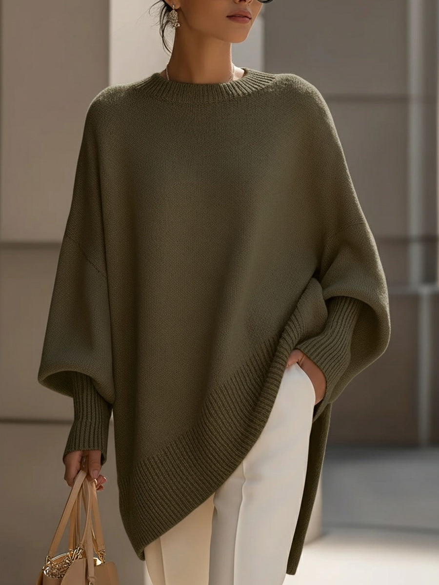 Liv | Oversized Trøje med Rund Hals
