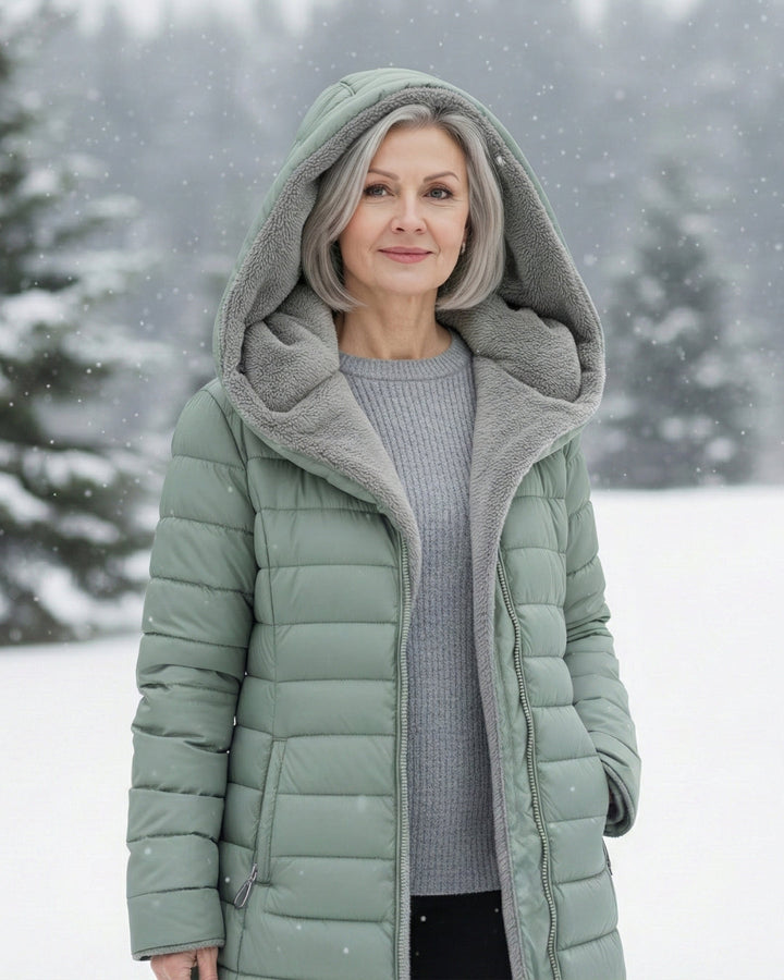 Grace | Varm fleece-dunjakke