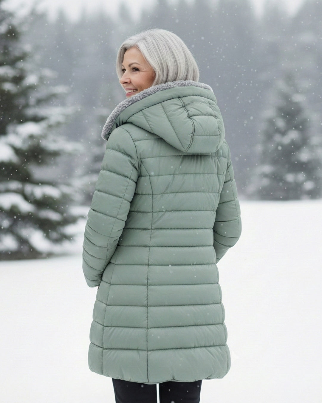 Grace | Varm fleece-dunjakke