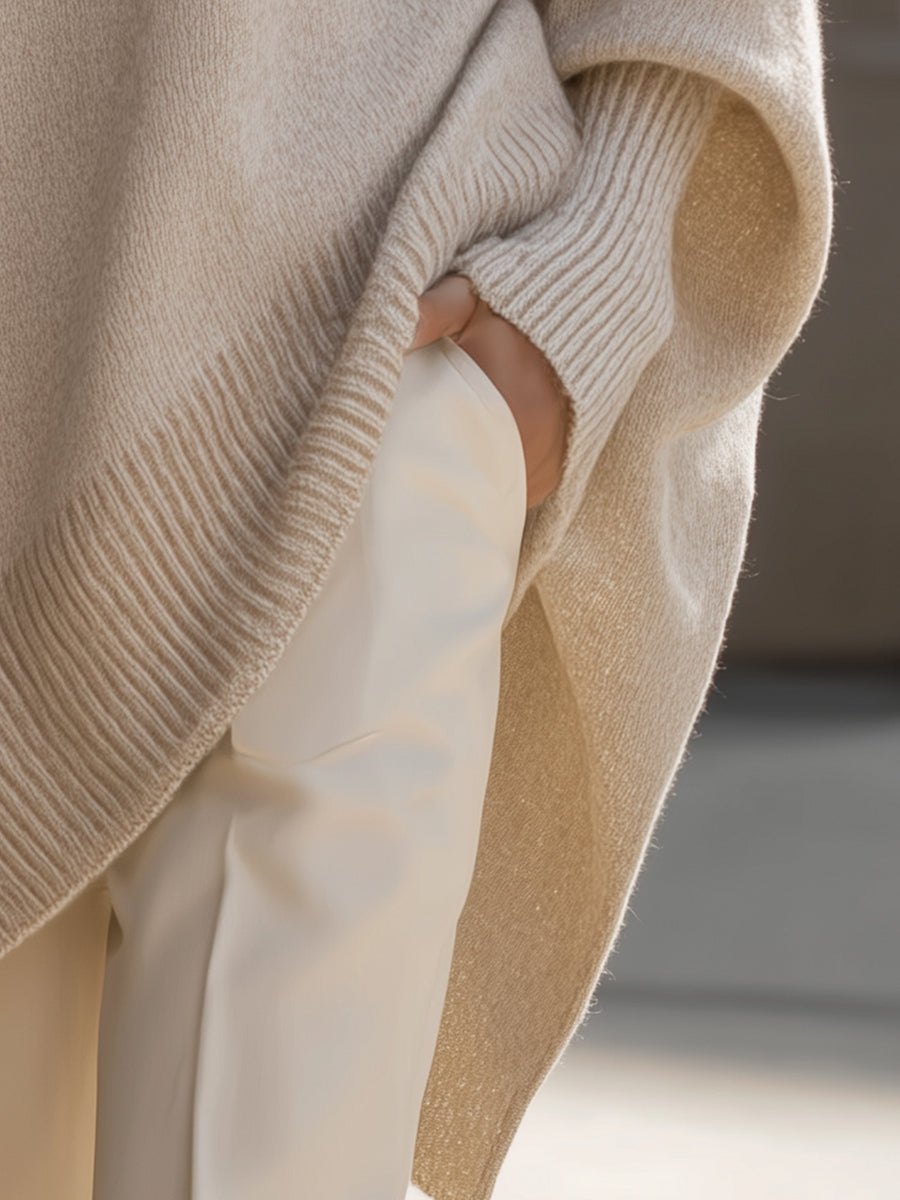 Liv | Oversized Trøje med Rund Hals