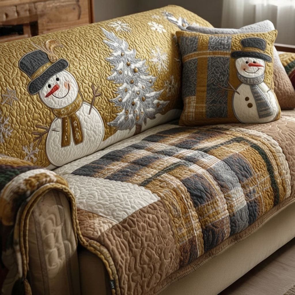 Suze - Vatteret sofaovertræk Motif Jul