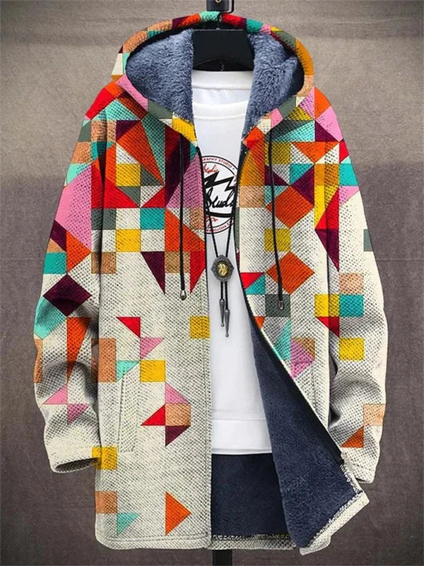 Elin™ | Luksuscardigan med kunstnerisk inspiration