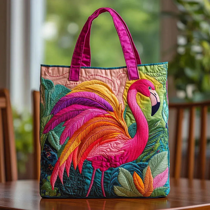 Eventyrlige Mønstre - FLAMINGO OG REGNBUE