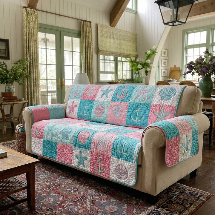 Saskia - Polstret sofa betræk Tilflugtssted ved Strand