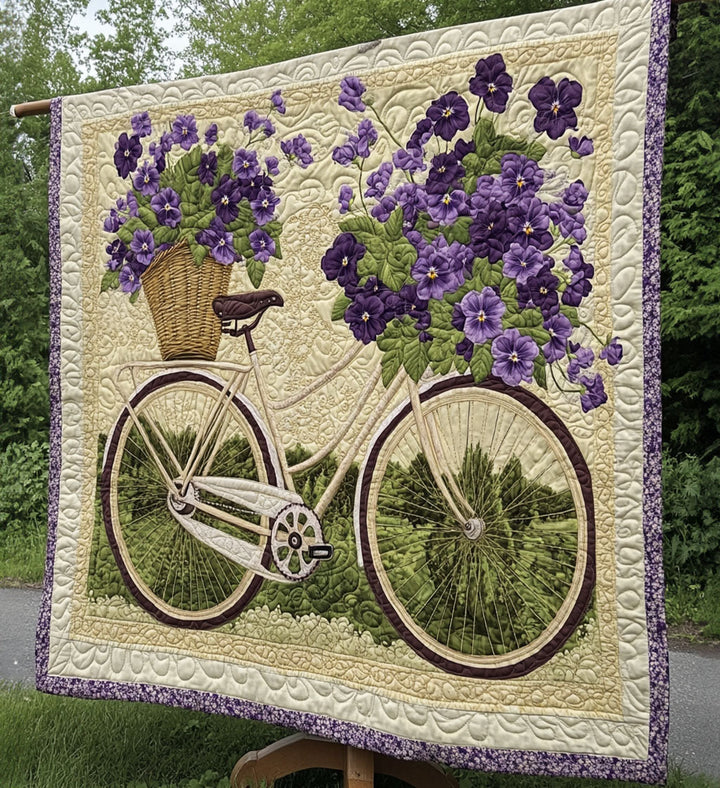 Maaike - Tekstil vægkunst Form af Buket af Cykler