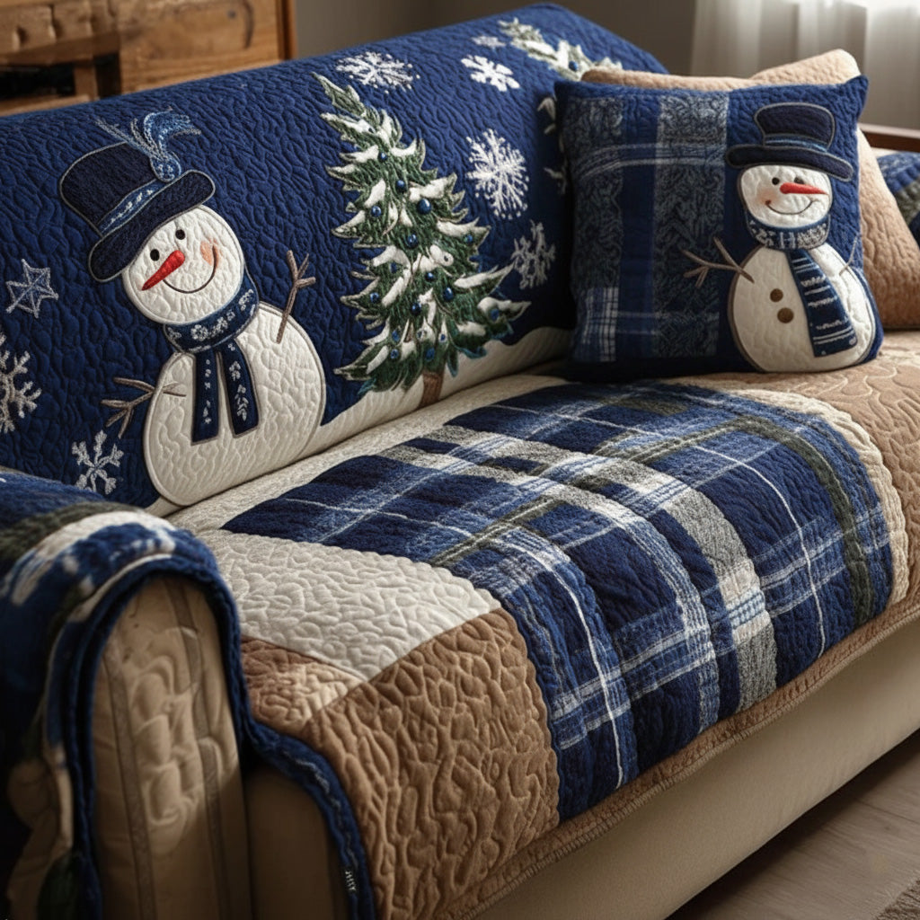 Suze - Vatteret sofaovertræk Motif Jul