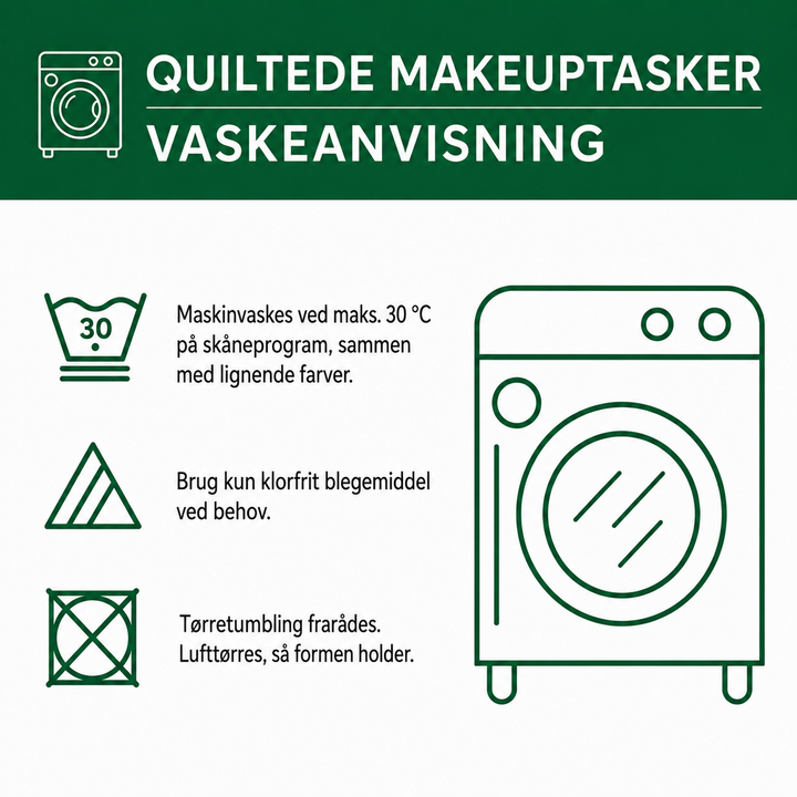 Makeuptaske Sommerfugle i Lilla og Turkis