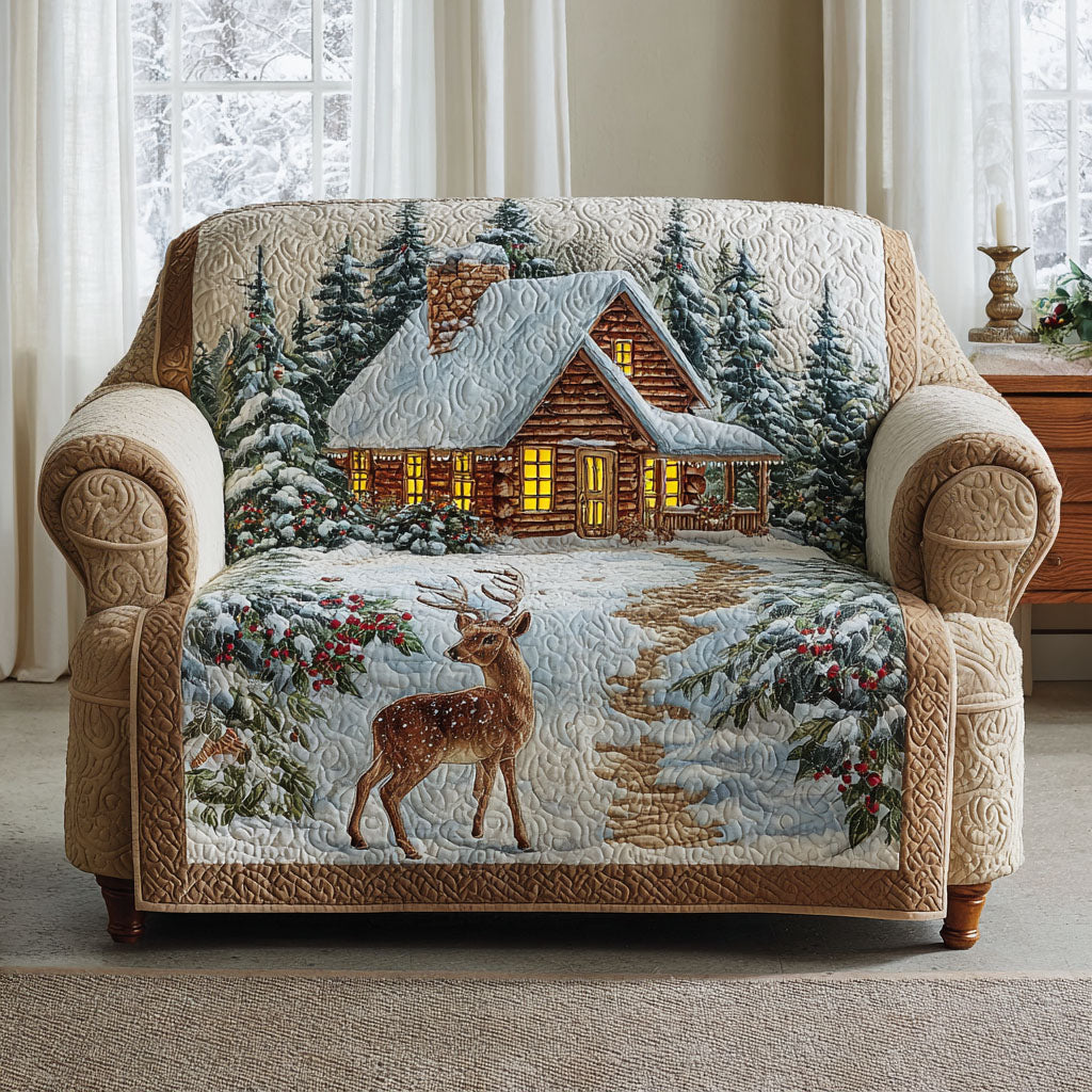 Wieke - Polstret sofa betræk Chalet Vinter