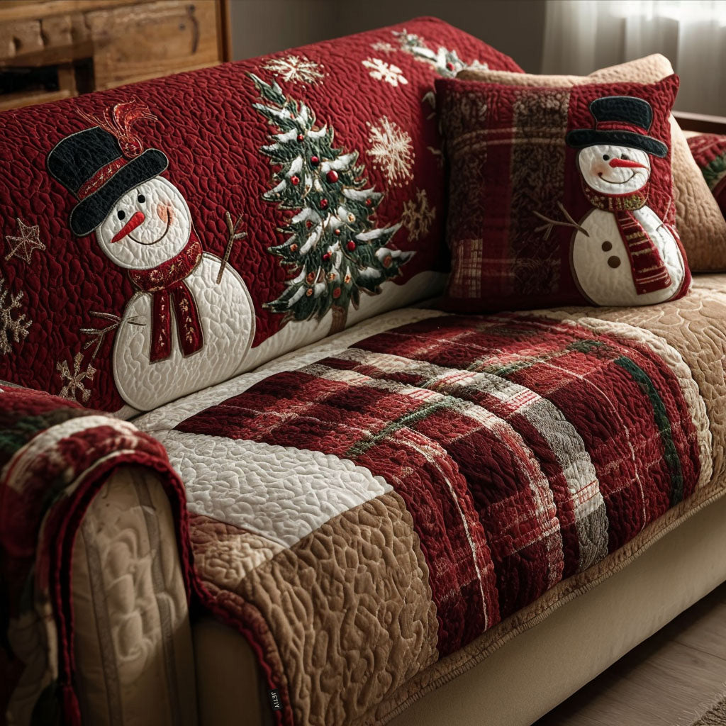 Suze - Vatteret sofaovertræk Motif Jul