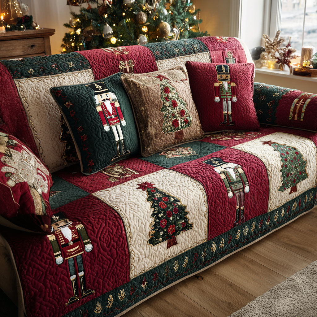 Sanne - Vatteret sofaovertræk Motif Jul