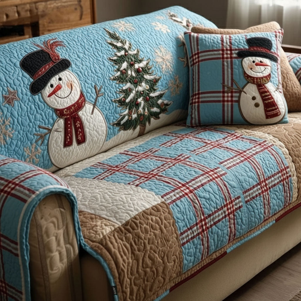 Suze - Vatteret sofaovertræk Motif Jul