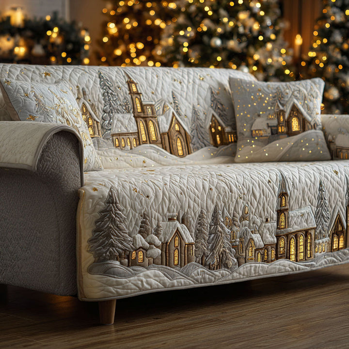 Wieke - Polstret sofa betræk Chalet Vinter