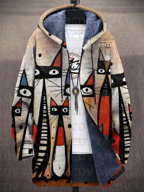 Vibeke™ | Luksuscardigan med kunstnerisk inspiration