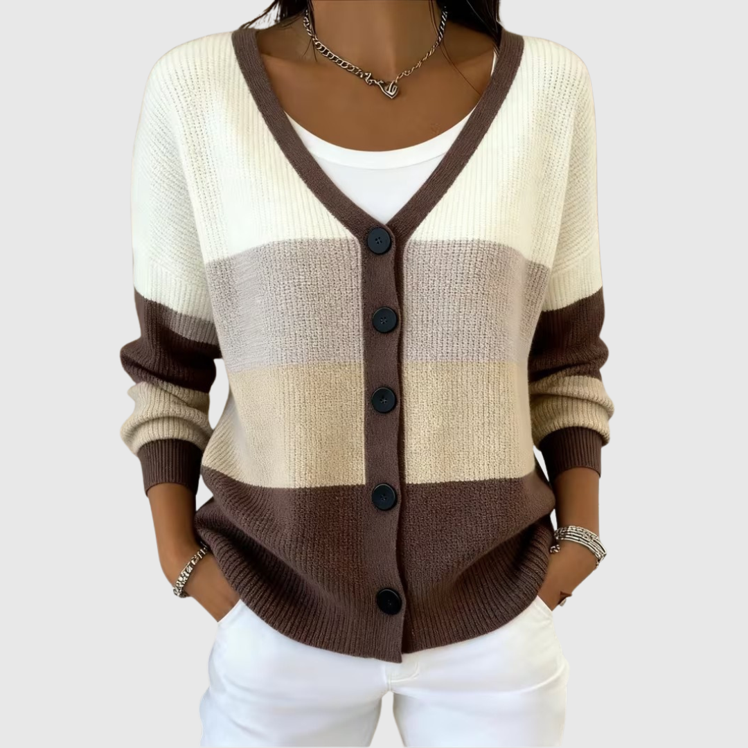 Tove - Strikket cardigan med knapper