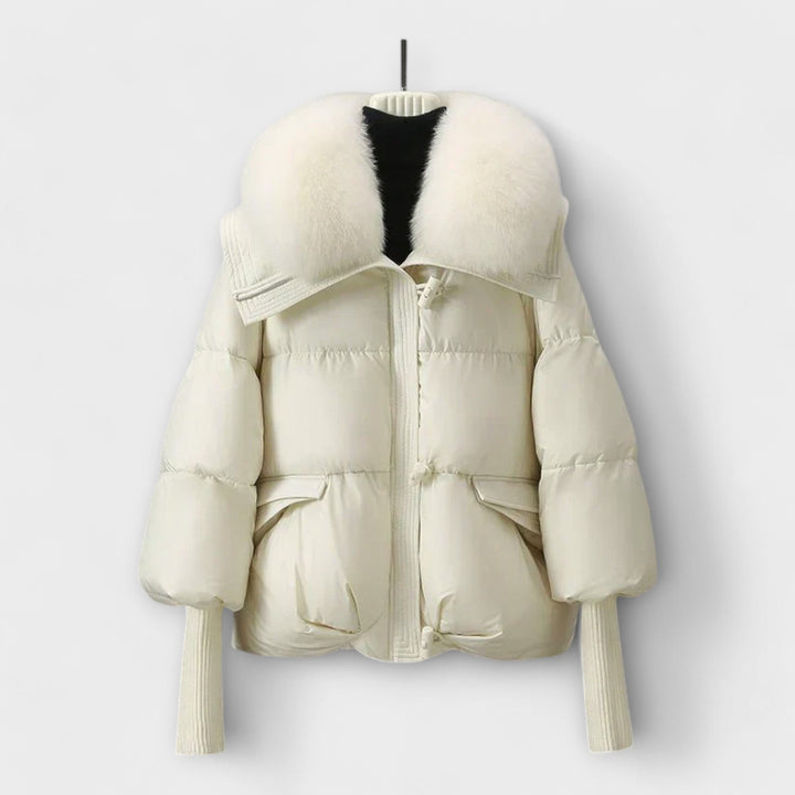 Lykke | Elegant jakke med kunstpels