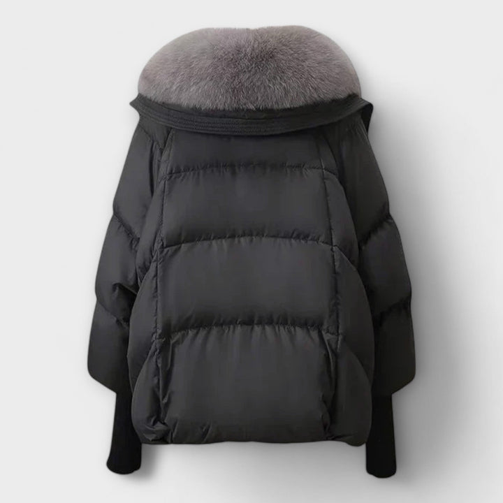 Lykke | Elegant jakke med kunstpels