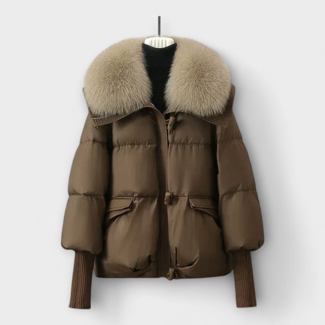 Lykke | Elegant jakke med kunstpels