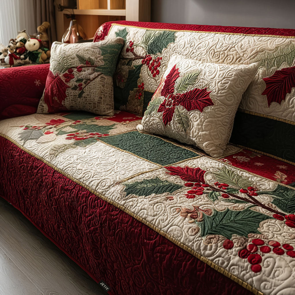 Norah - Polstret sofa betræk Mønster Vinter