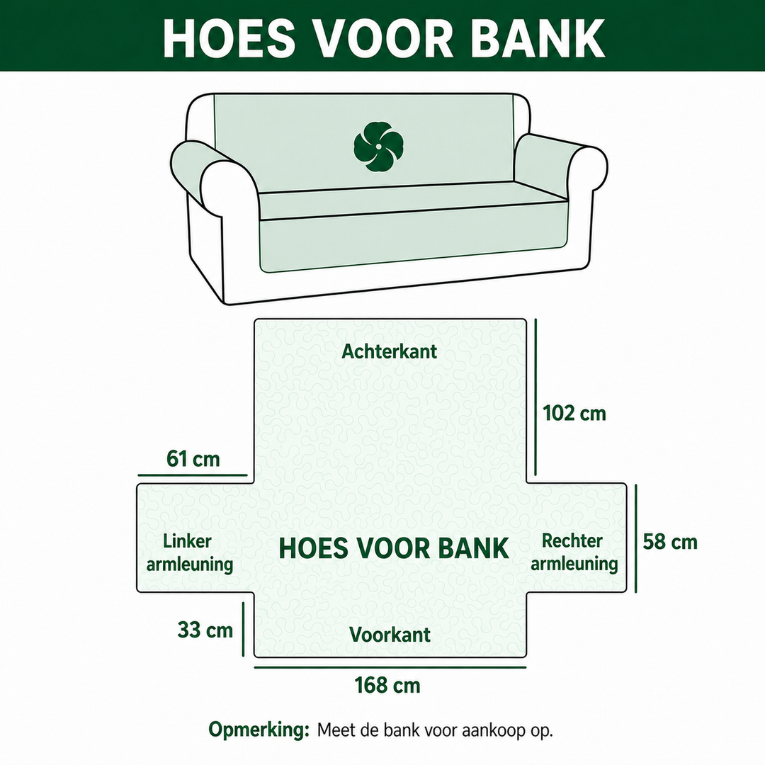 Wietske - Polstret sofaovertræk I Stil Rustik Finesse