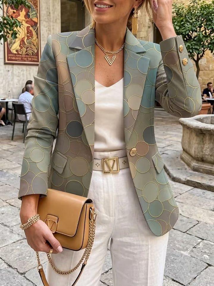 MALOU | BLAZER MED PRIKMOSAIK