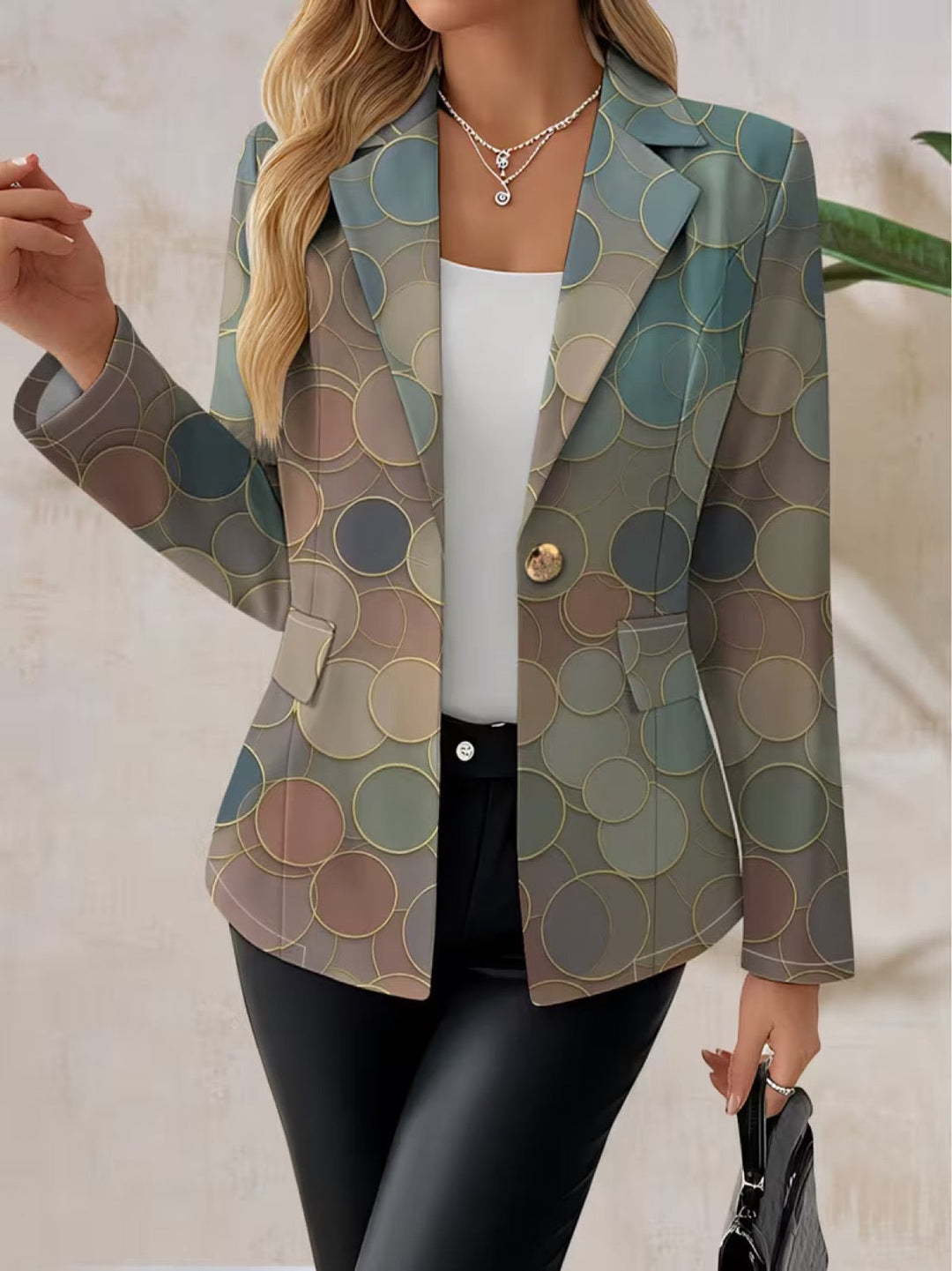 MALOU | BLAZER MED PRIKMOSAIK