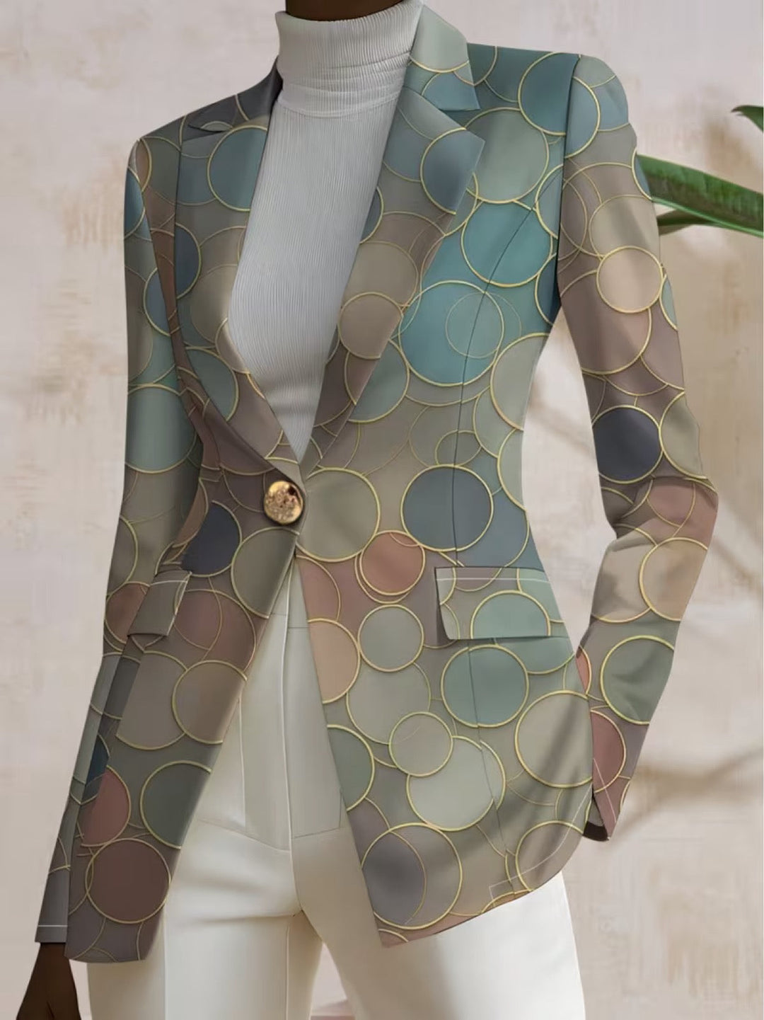 MALOU | BLAZER MED PRIKMOSAIK