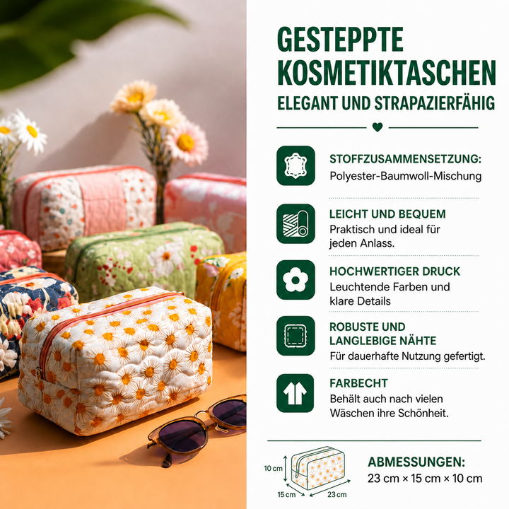 Makeuptaske Julens Blomsterbuket