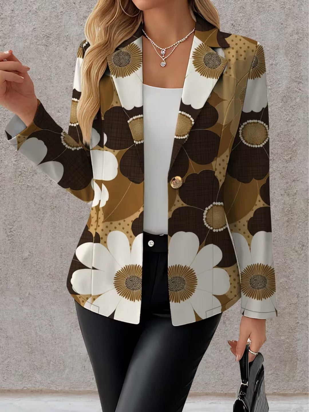 NANNA | BLAZER MED MARGERITPRINT