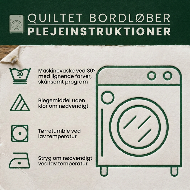 Quiltet bordløber - Serenata af Bluebonnets